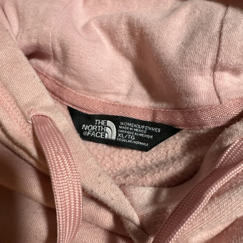 The North Face Hoodie Womens XL‎ Pink Logo Pullover Sweatshirt Outdoor - Picture 4 of 8